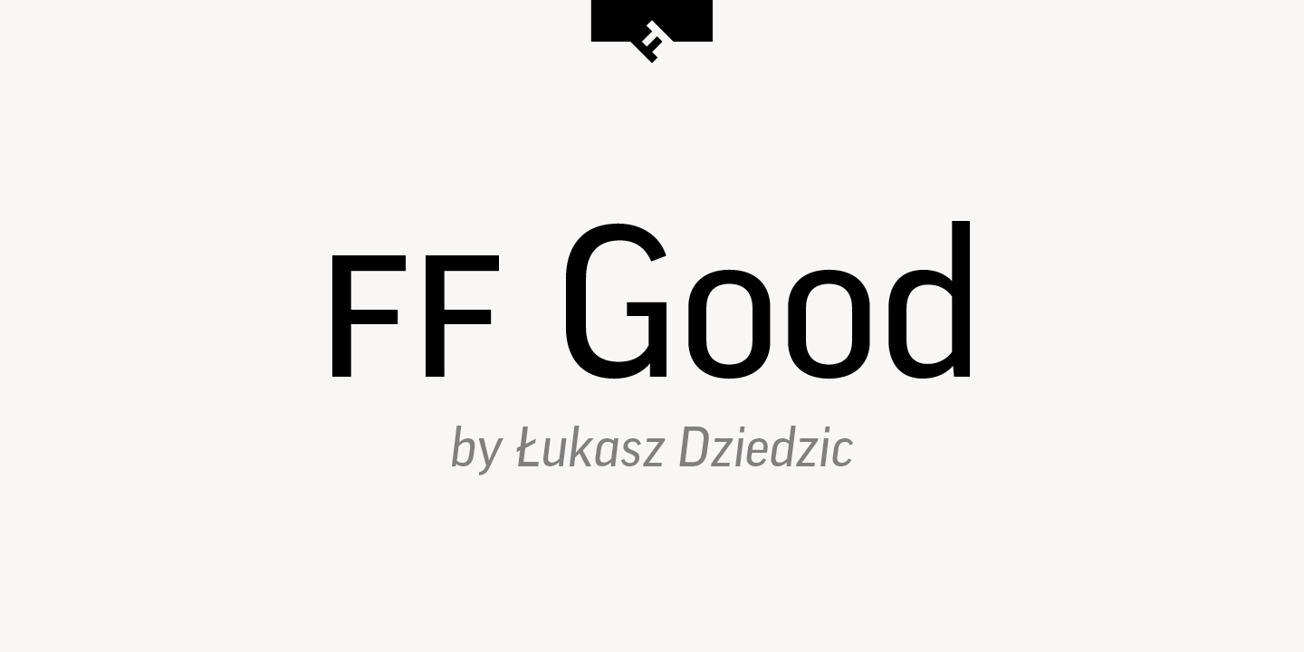 FF Good Pro Compressed Medium Font preview